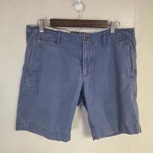 Denim Supply Ralph Lauren Mens Shorts Low Rise Cornflower Blue Size 34